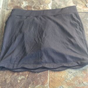Pebble Beach Charcoal Skort